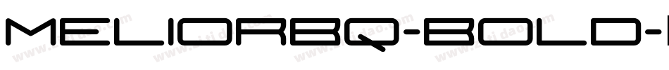 MeliorBQ-Bold字体转换
