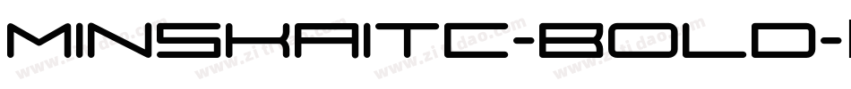 MinskaITC-Bold字体转换