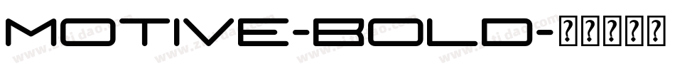 Motive-Bold字体转换