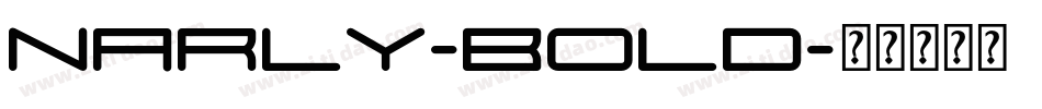 Narly-Bold字体转换