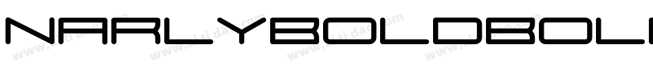 NarlyBoldBold字体转换