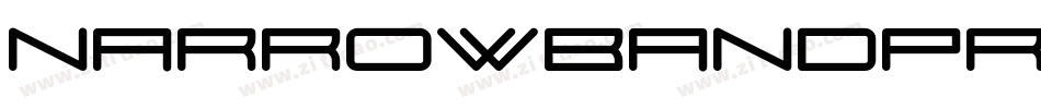 NarrowbandPrimeICG-Bold字体转换