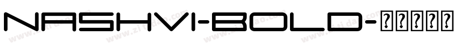 Nashvi-Bold字体转换