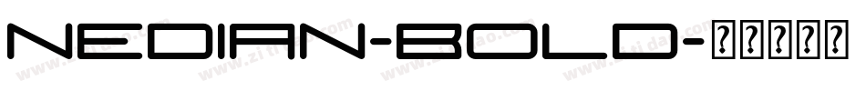 Nedian-Bold字体转换