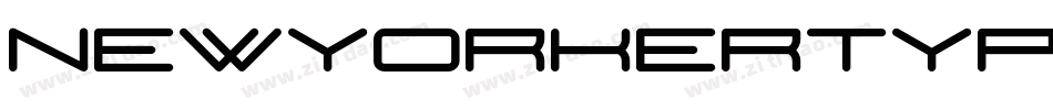 NewyorkertypeBold字体转换