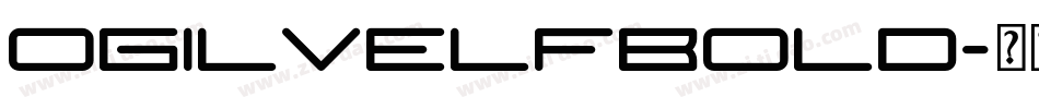 OgilveLFBold字体转换