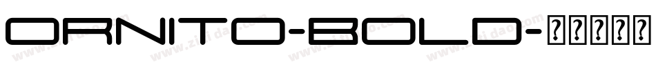 Ornito-Bold字体转换