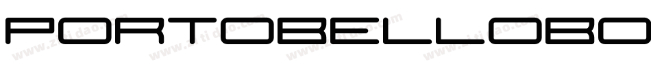 PortobelloBold字体转换