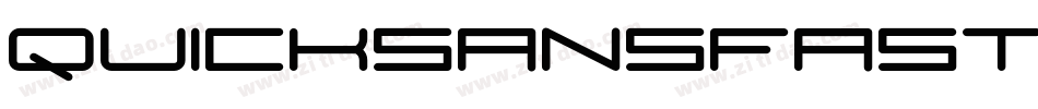 QuicksansFastICG-Bold字体转换