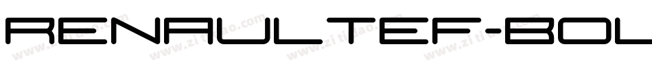 RenaultEF-Bold字体转换
