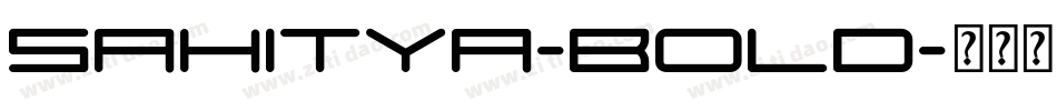 Sahitya-Bold字体转换