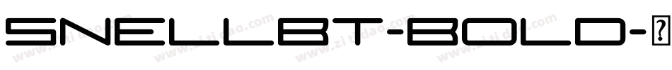 SnellBT-Bold字体转换