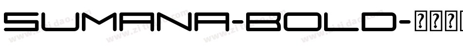 Sumana-Bold字体转换