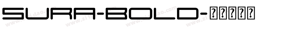 Sura-Bold字体转换