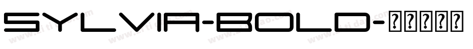 Sylvia-Bold字体转换