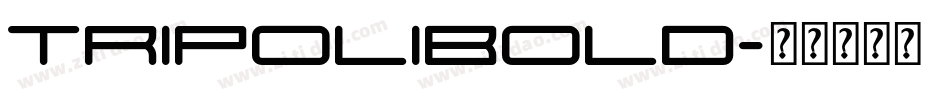 TripoliBold字体转换