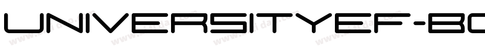 UniversityEF-Bold字体转换