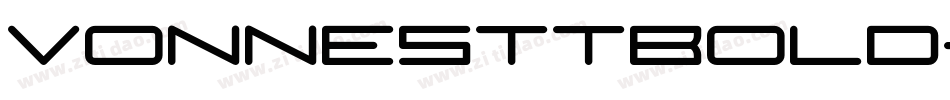 VonnesTTBold字体转换