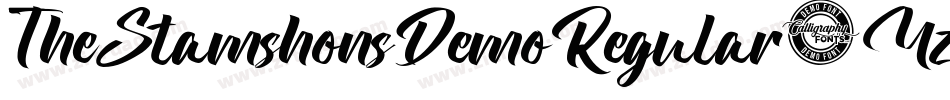 TheStamshonsDemoRegular-YzqZO字体转换
