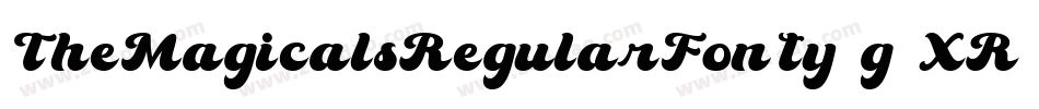TheMagicalsRegularFonty-g4XR字体转换