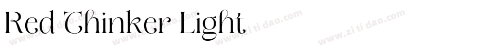 Red-Thinker-Light字体转换