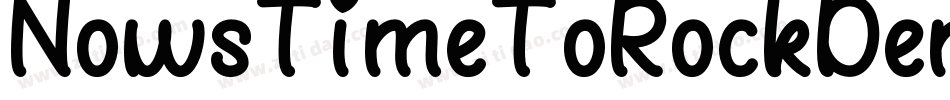 NowsTimeToRockDemo-L3JzG字体转换