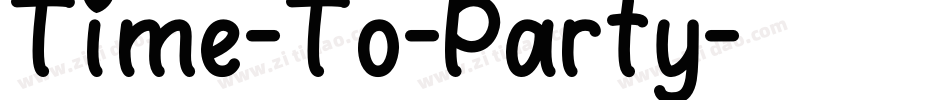 Time-To-Party字体转换