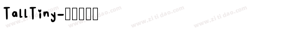 TallTiny字体转换