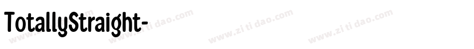 TotallyStraight字体转换