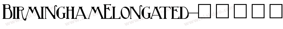 BirminghamElongated字体转换