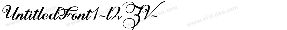 UntitledFont1-l2ZV字体转换