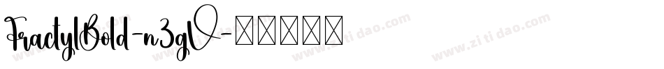FractylBold-n3gV字体转换