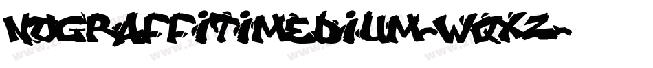 NoGraffitiMedium-wqXZ字体转换