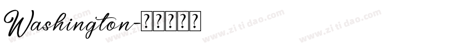Washington字体转换