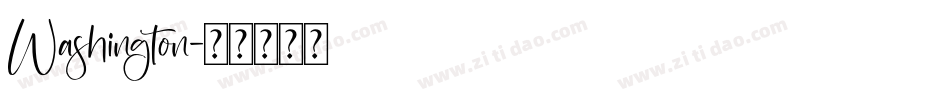 Washington字体转换