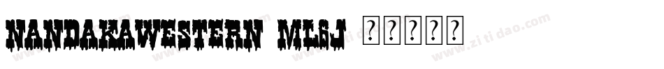 NandakaWestern-Ml6J字体转换