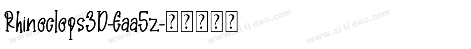 Rhinoclops3D-Eaa5z字体转换