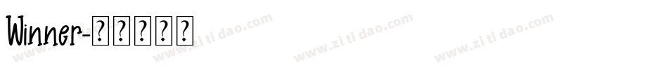 Winner字体转换