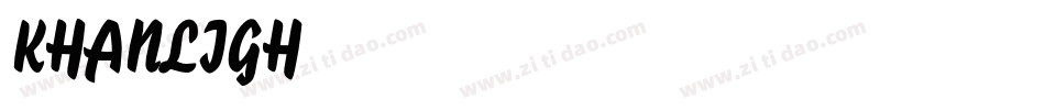 KHANLIGH字体转换