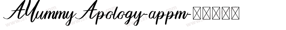 AYummyApology-appm字体转换