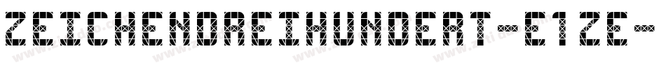ZeichenDreihundert-e1ze字体转换