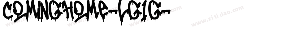 ComingHome-LG1G字体转换