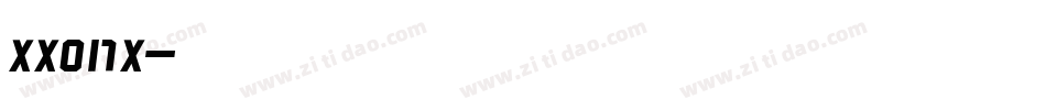 XXONX字体转换