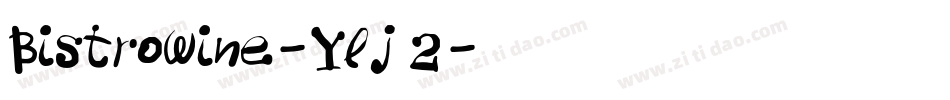 Bistrowine-Ylj2字体转换