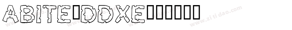 ABite-DdxE字体转换