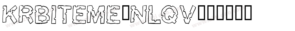 KrBiteMe-nLqV字体转换