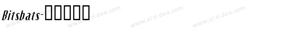 Bitsbats字体转换
