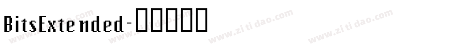 BitsExtended字体转换