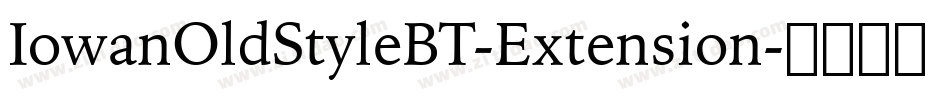 IowanOldStyleBT-Extension字体转换