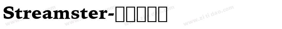 Streamster字体转换